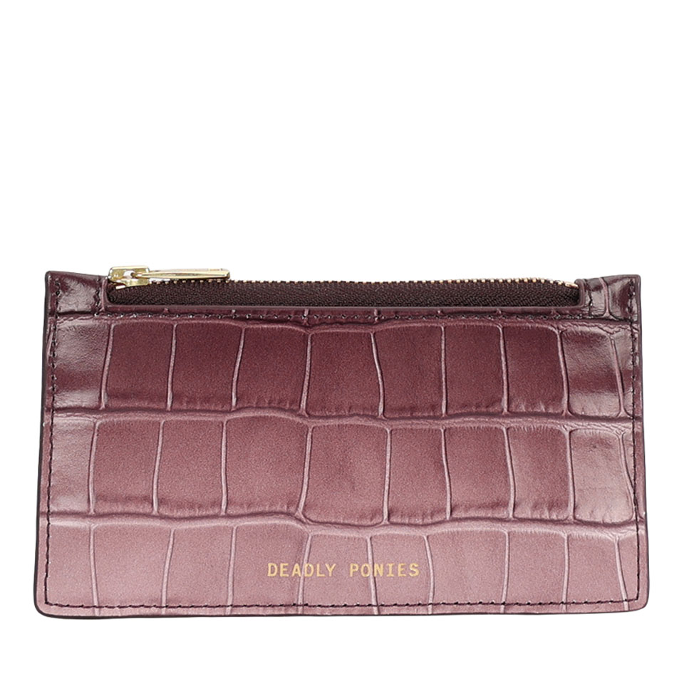 Deadly Ponies Zip Card Holder